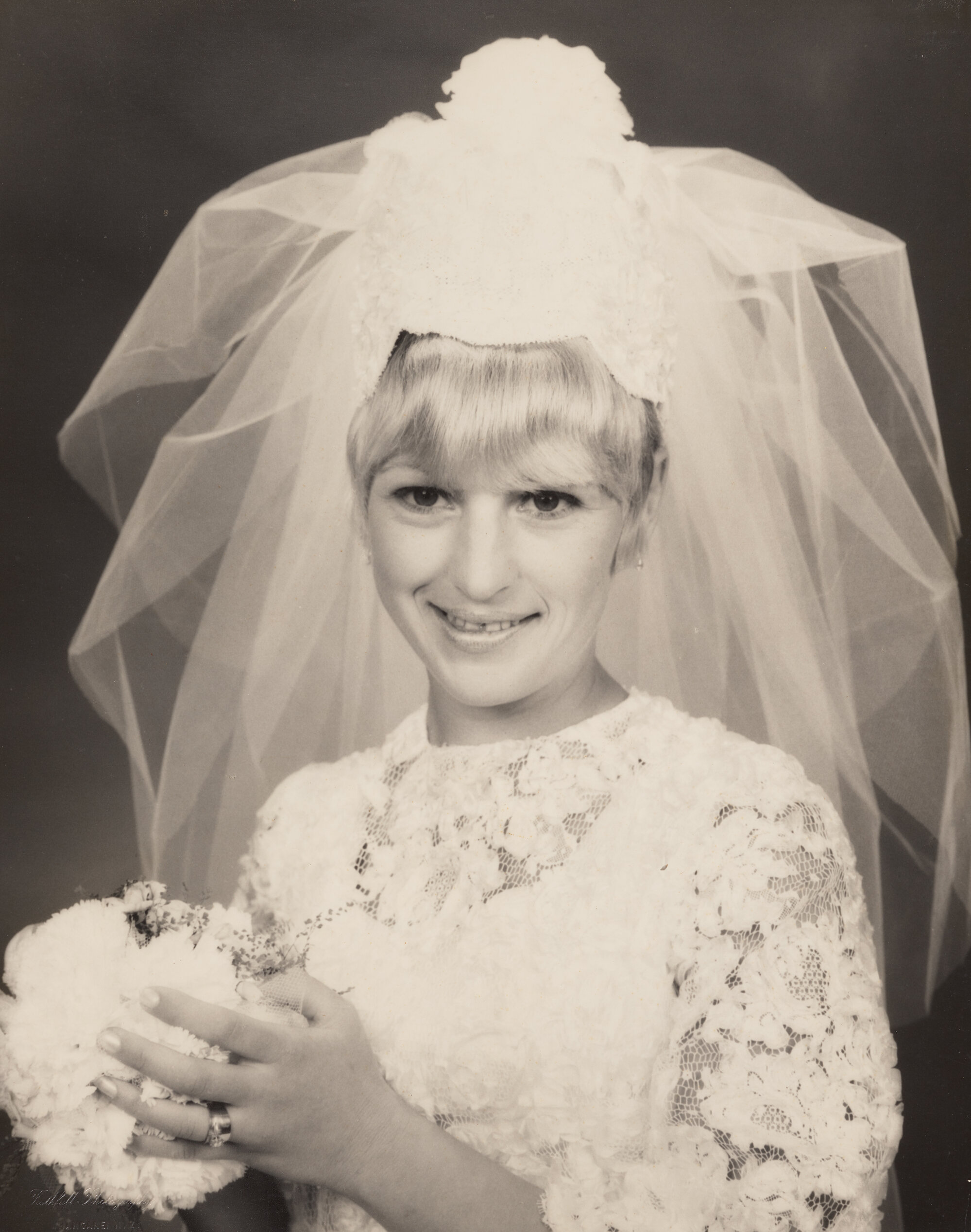 Brian Franklin and Barbara Yelcich wedding 1960s