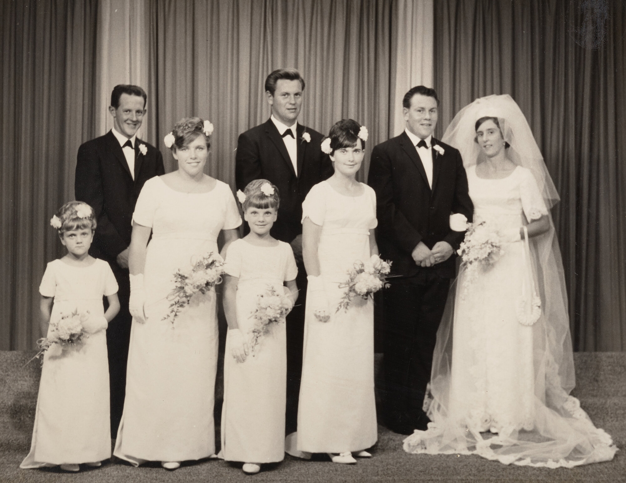 Lorraine Scott and Ray Brown wedding 1960s