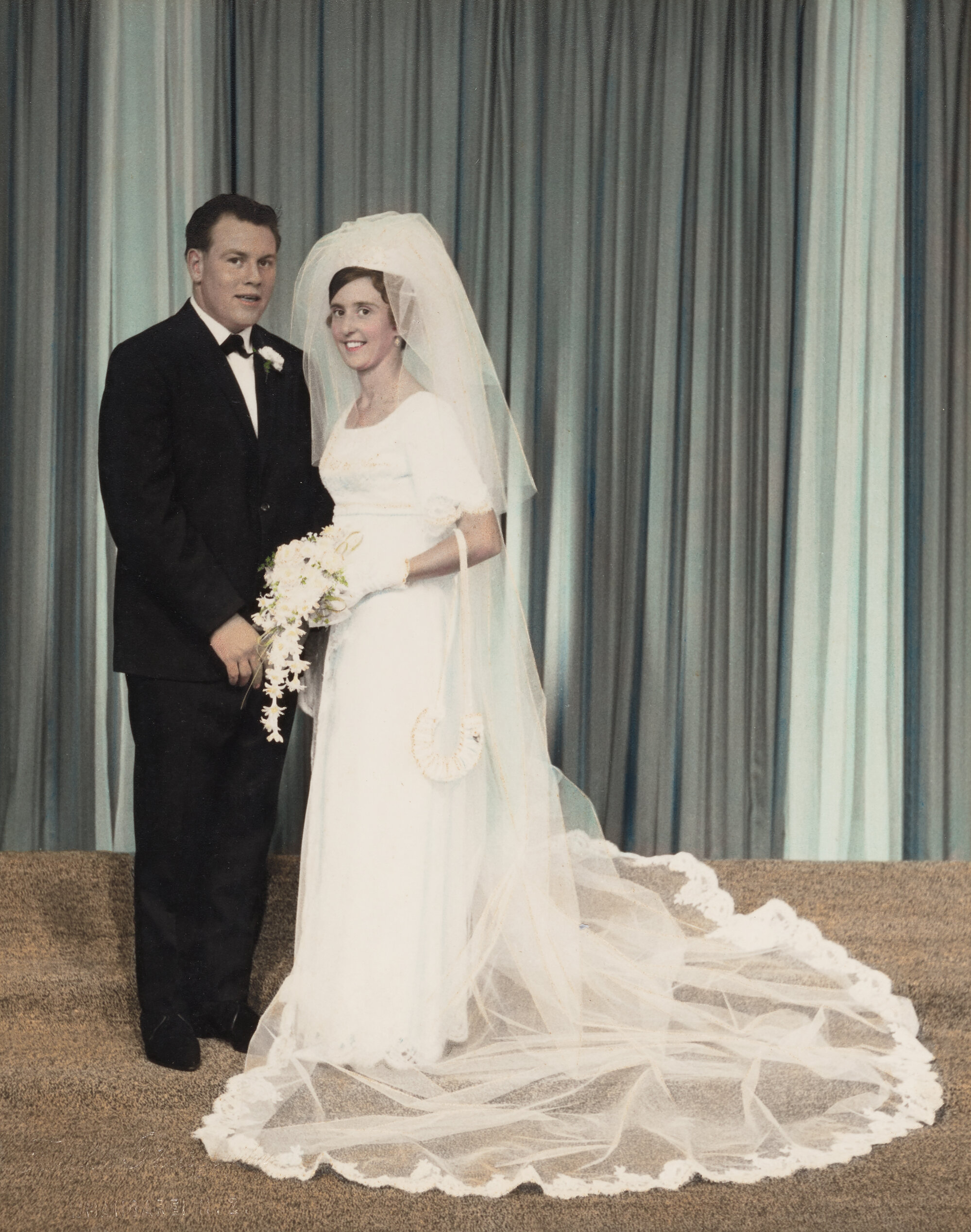 Lorraine Scott and Ray Brown wedding 1960s