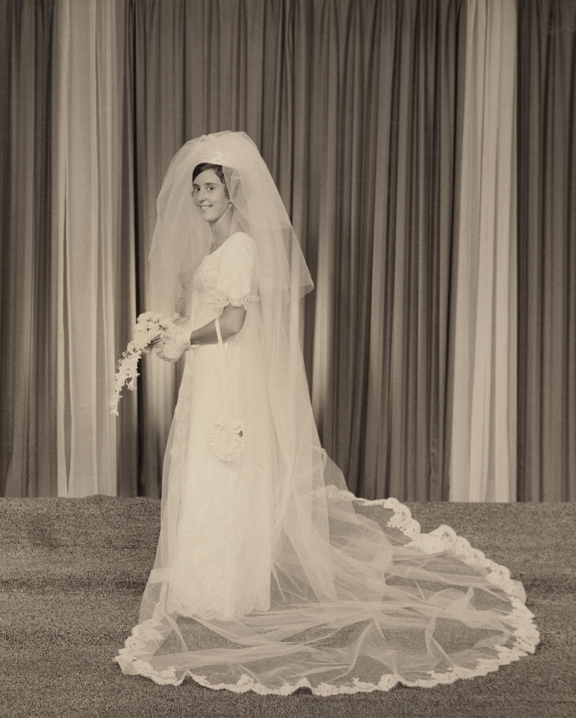 Lorraine Scott and Ray Brown wedding 1960s