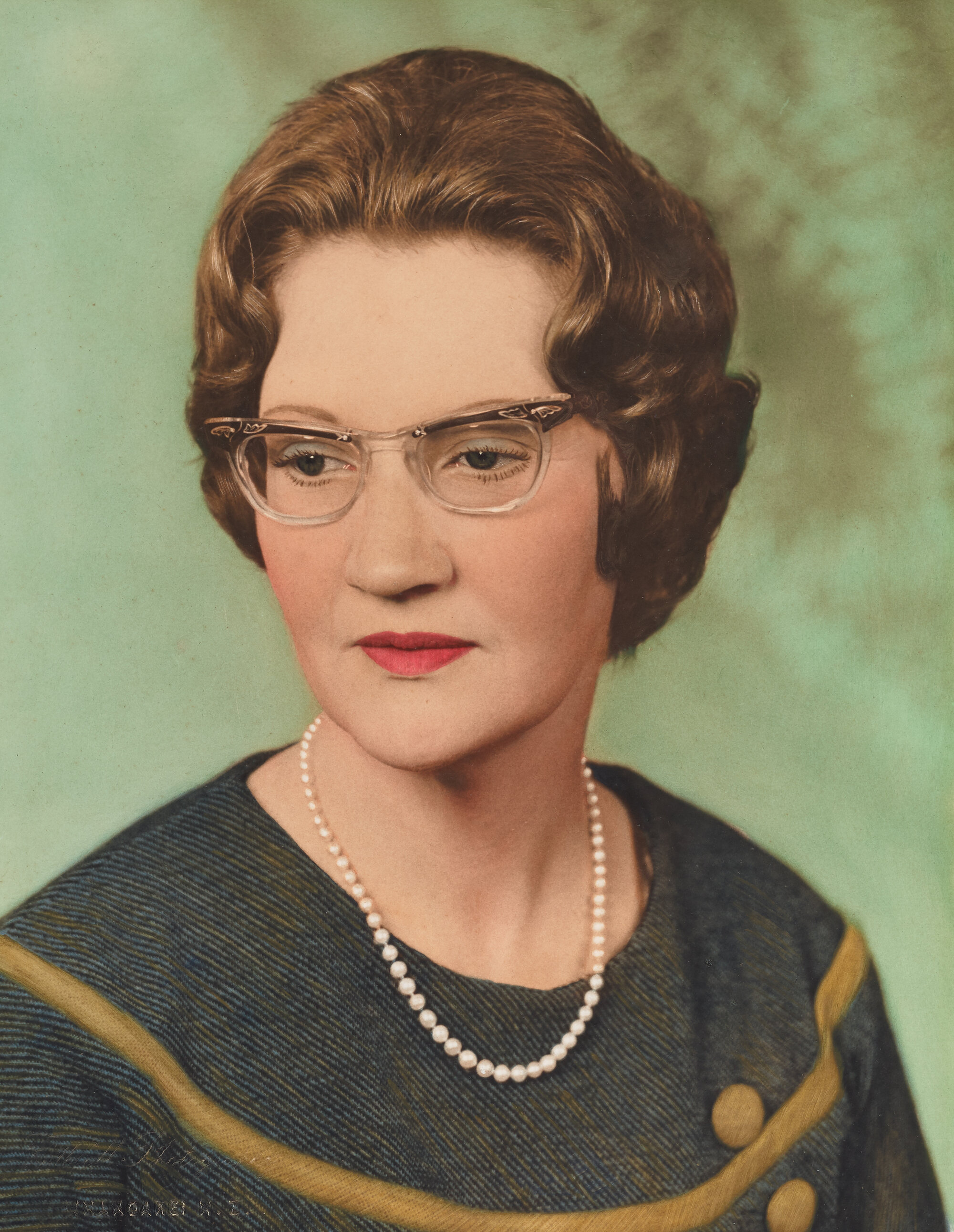 Mrs Rona Barrel portrait 1960s