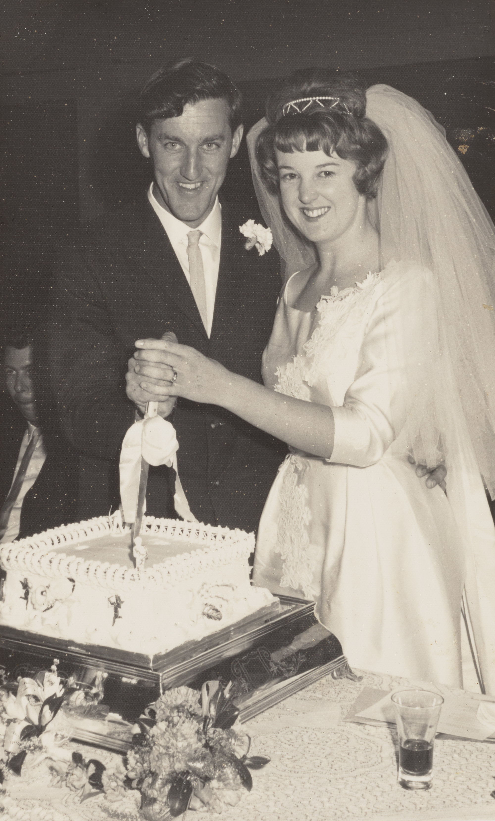 Lyn Tindall and Ray Yendall wedding 1960s
