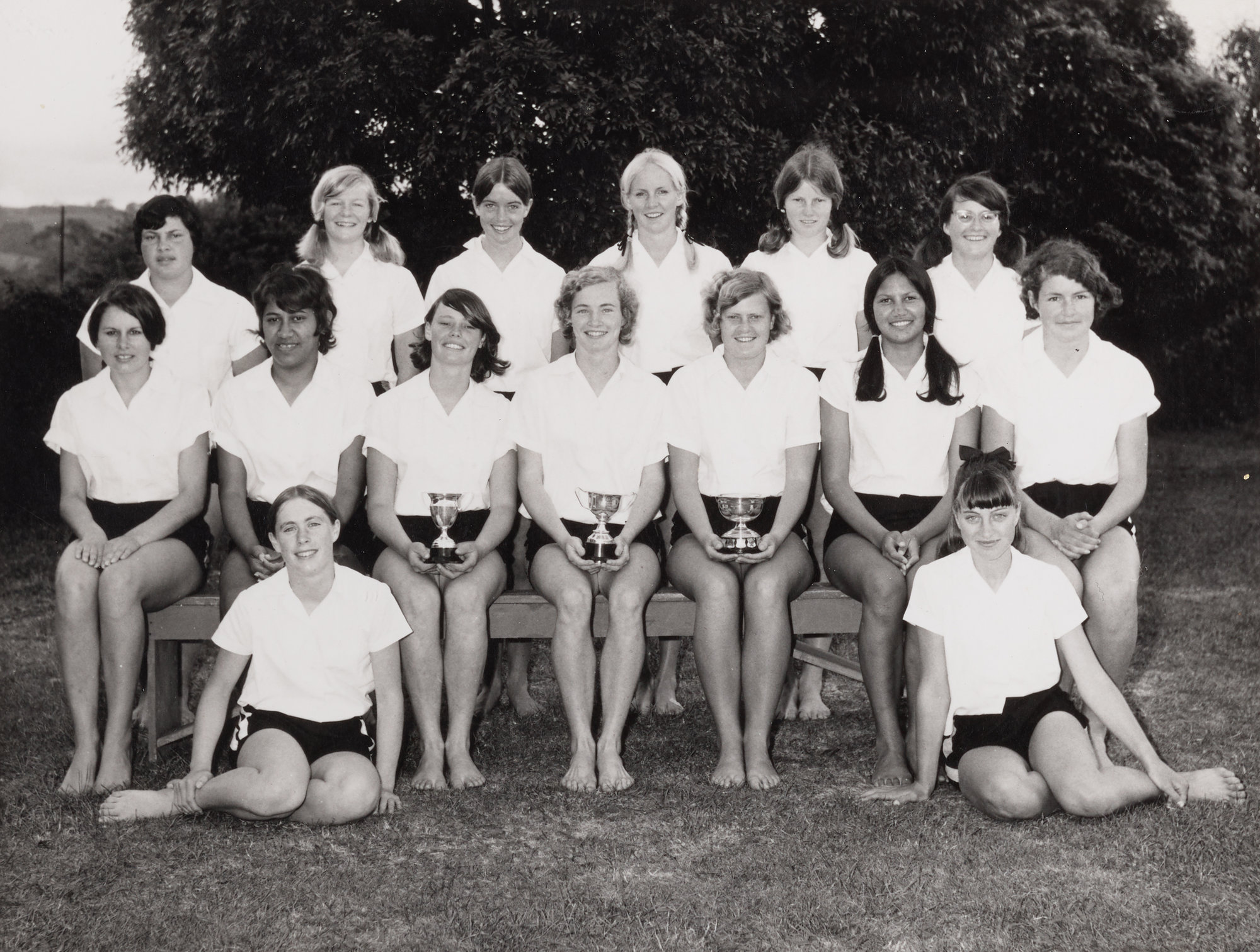 Whangarei Girls High School Athletics Team 1969