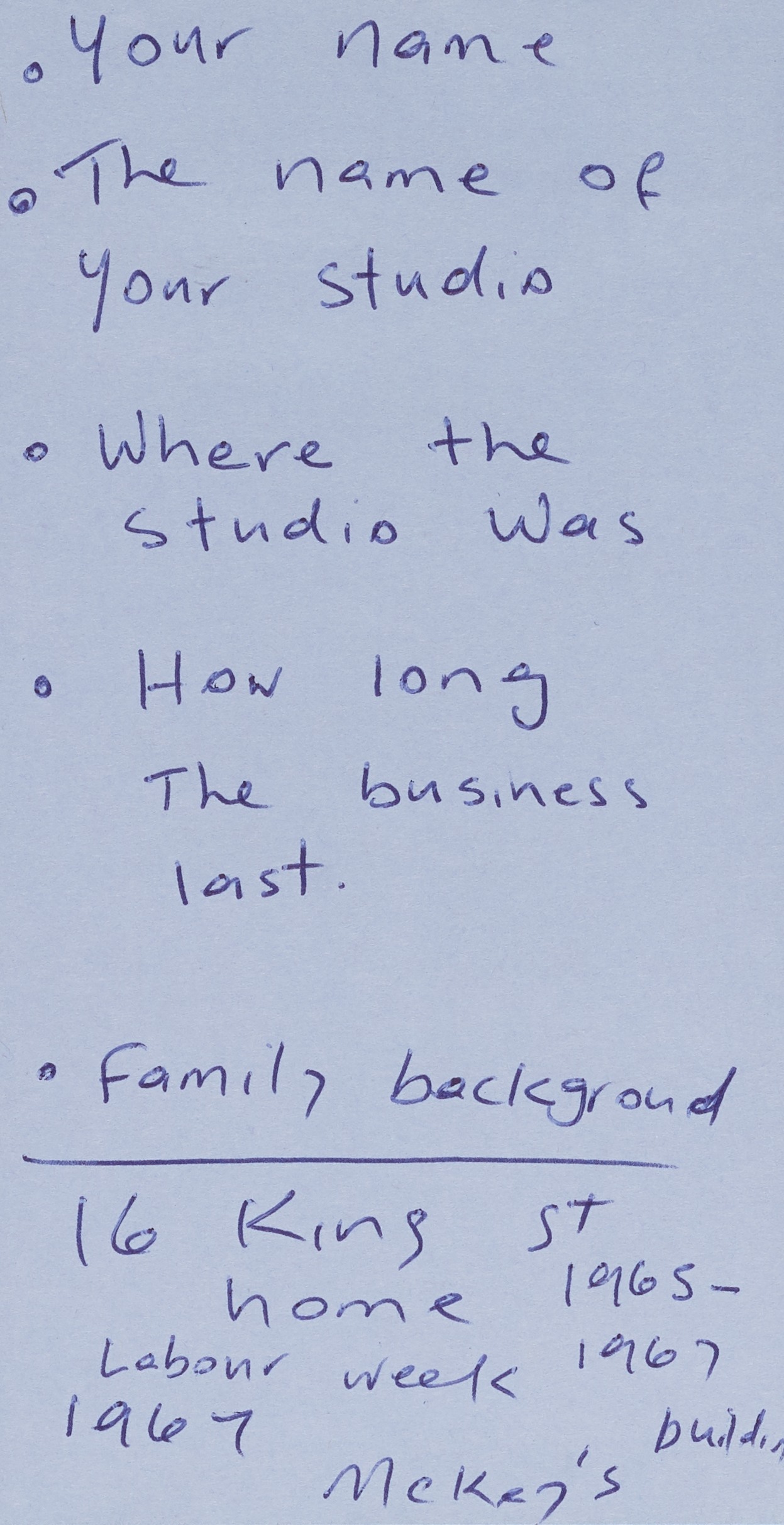 Faithfull Photography note