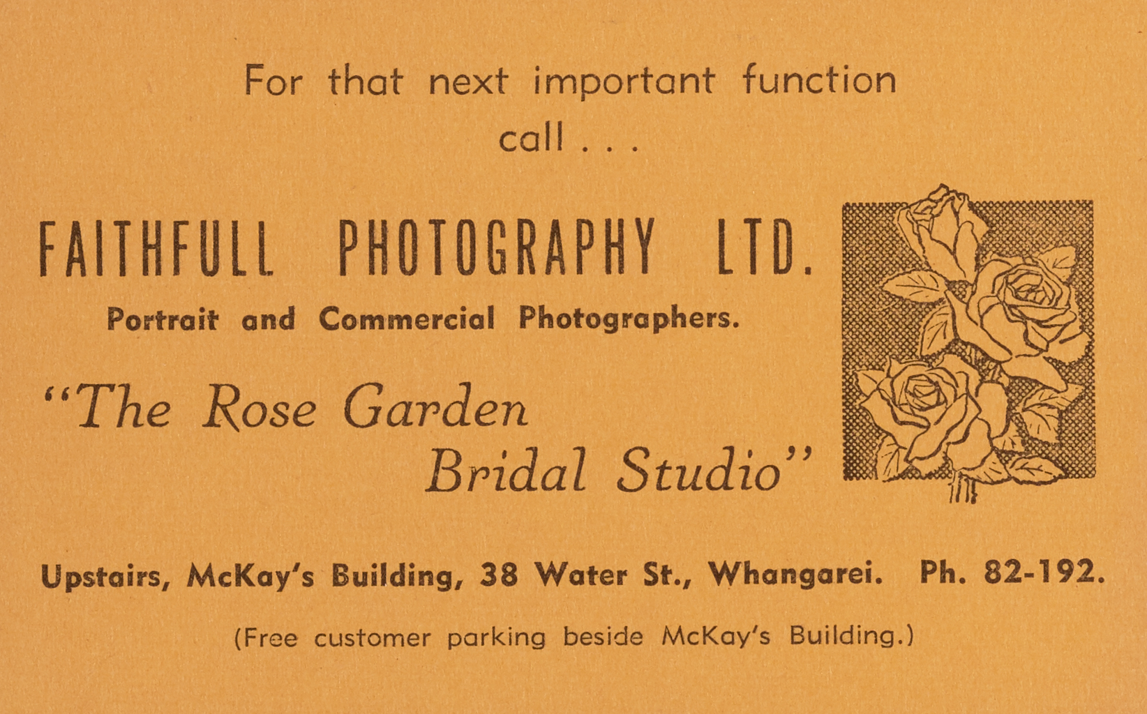 Faithfull Photography business card