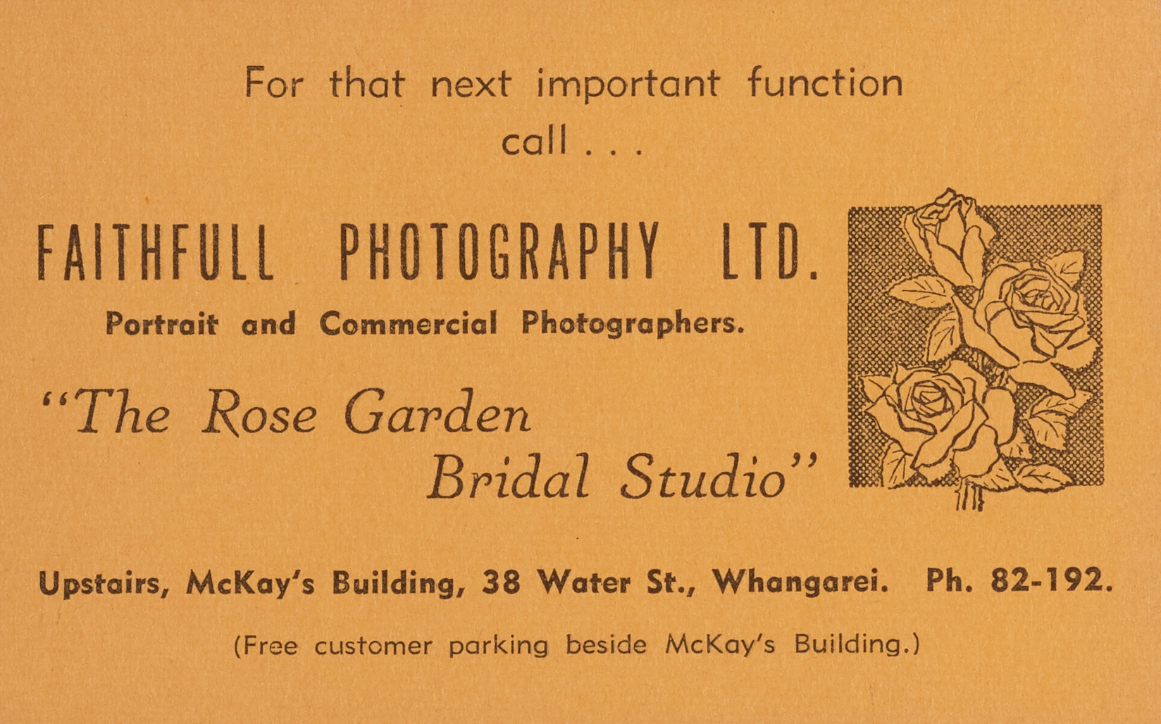 Faithfull Photography business card