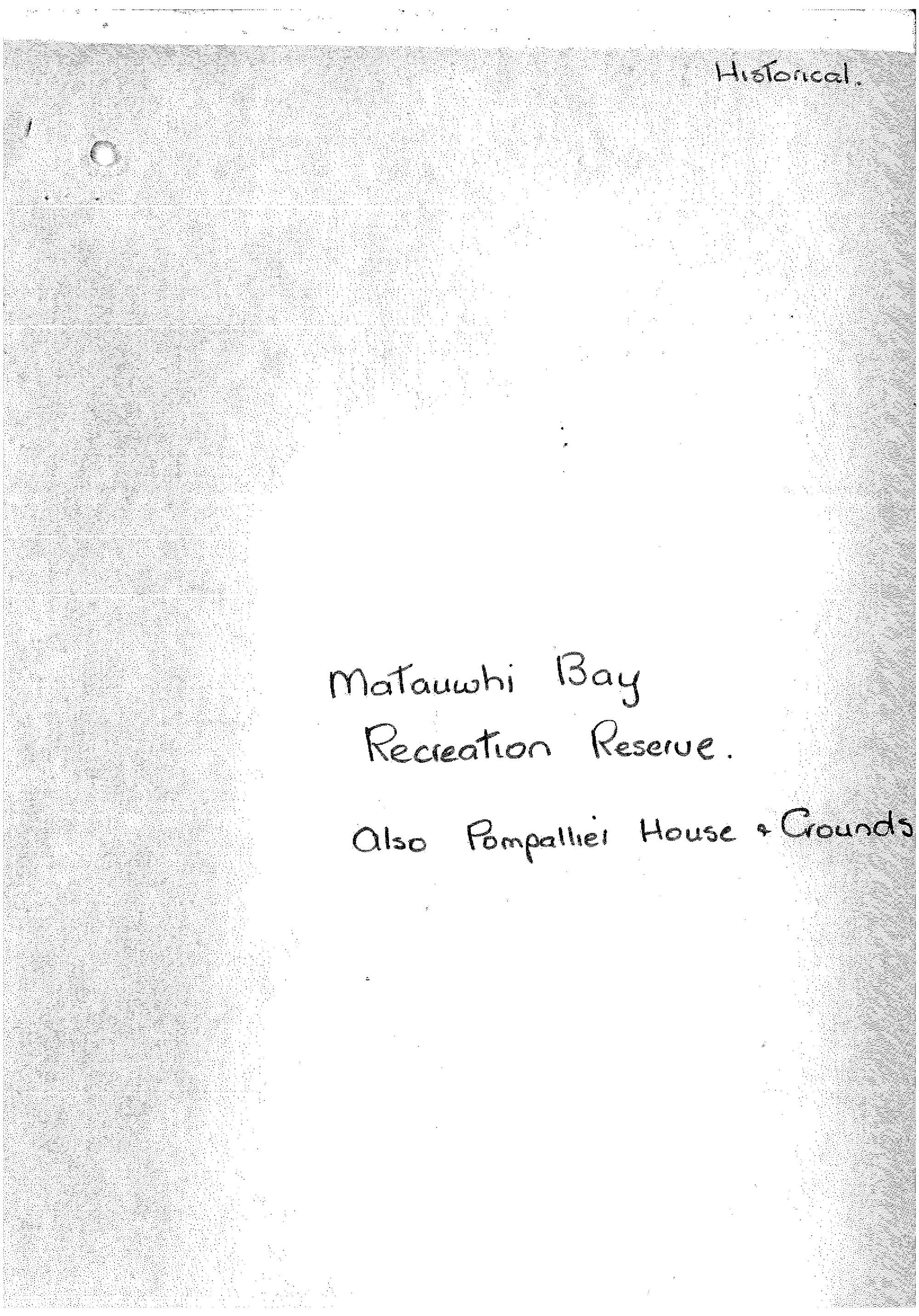 Matauwhi Bay Recreation Reserve