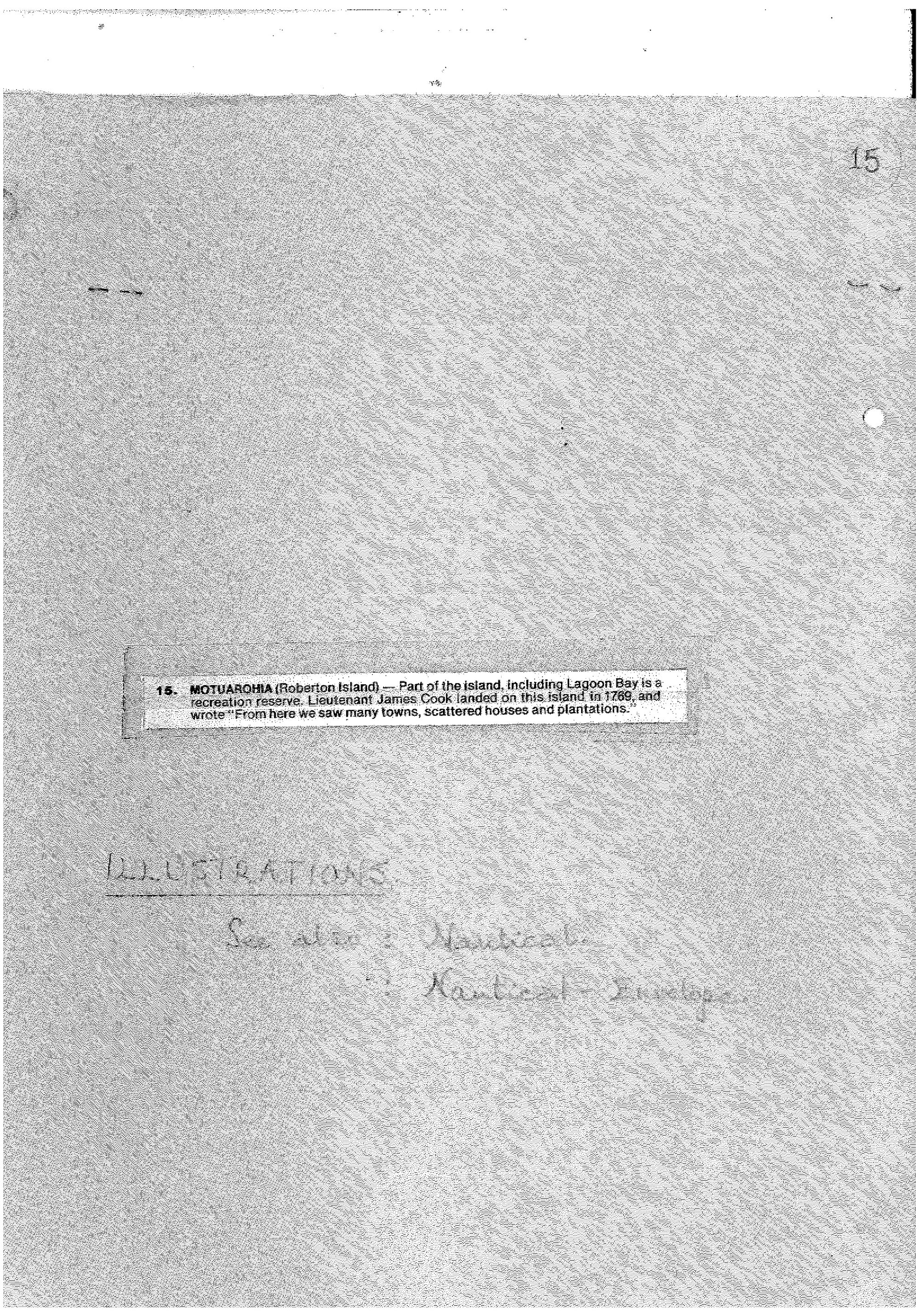 Motuarohia (Roberton Island)