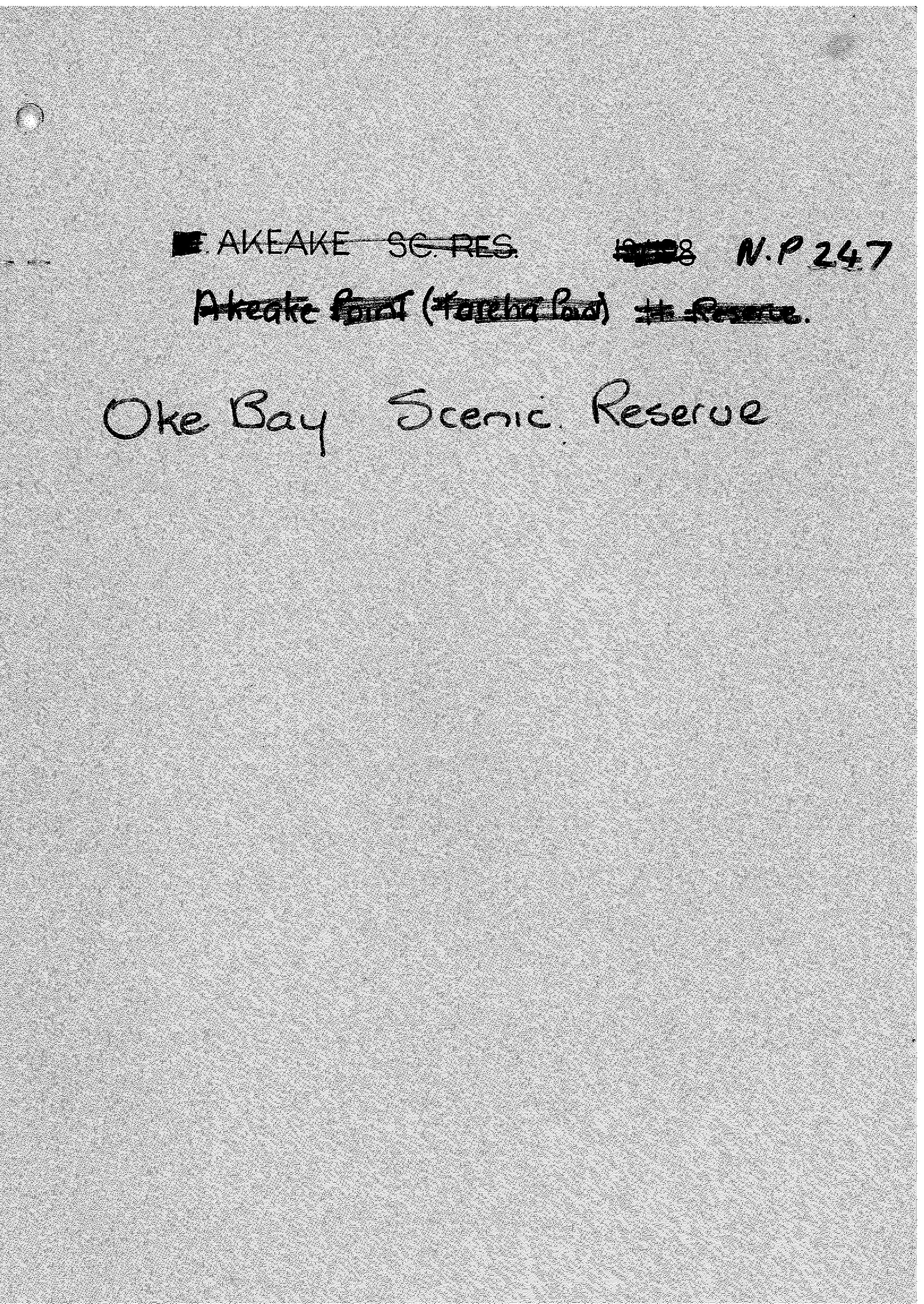 Oke Bay Scenic Reserve