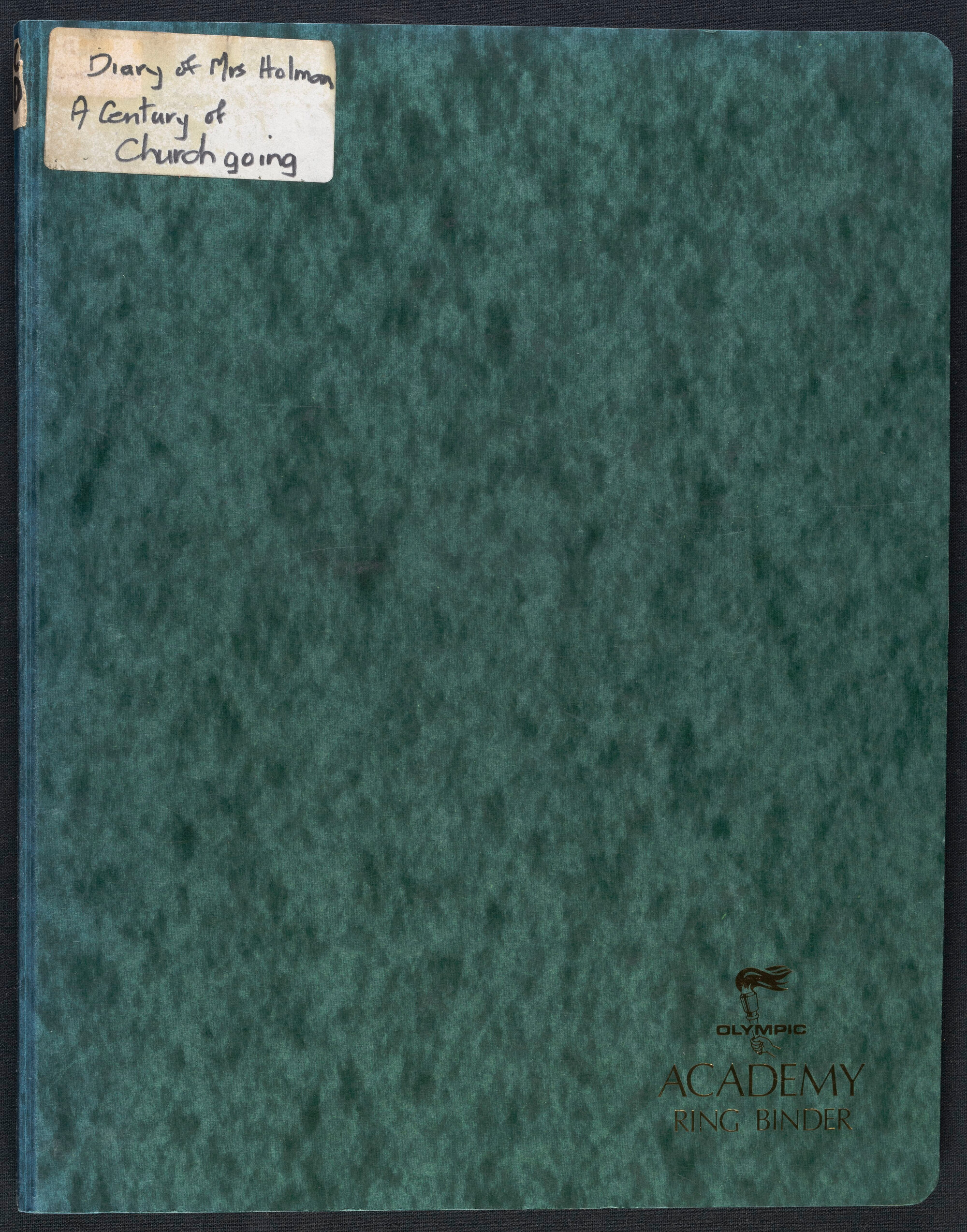 Diary of Mrs H.C. Holman