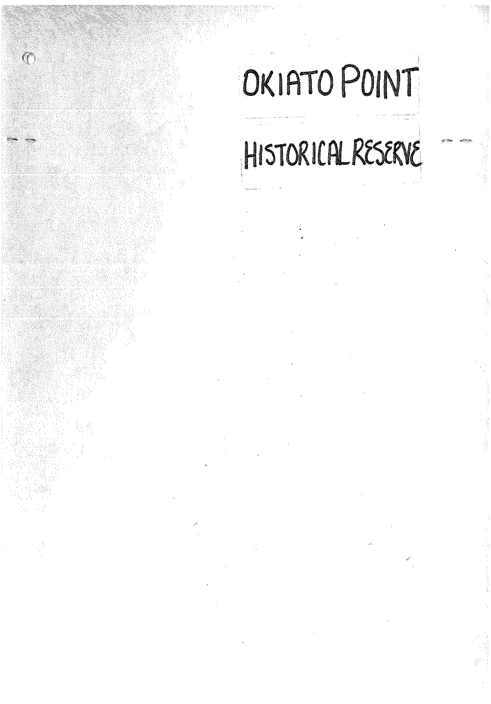 Okiato Point Historic Reserve