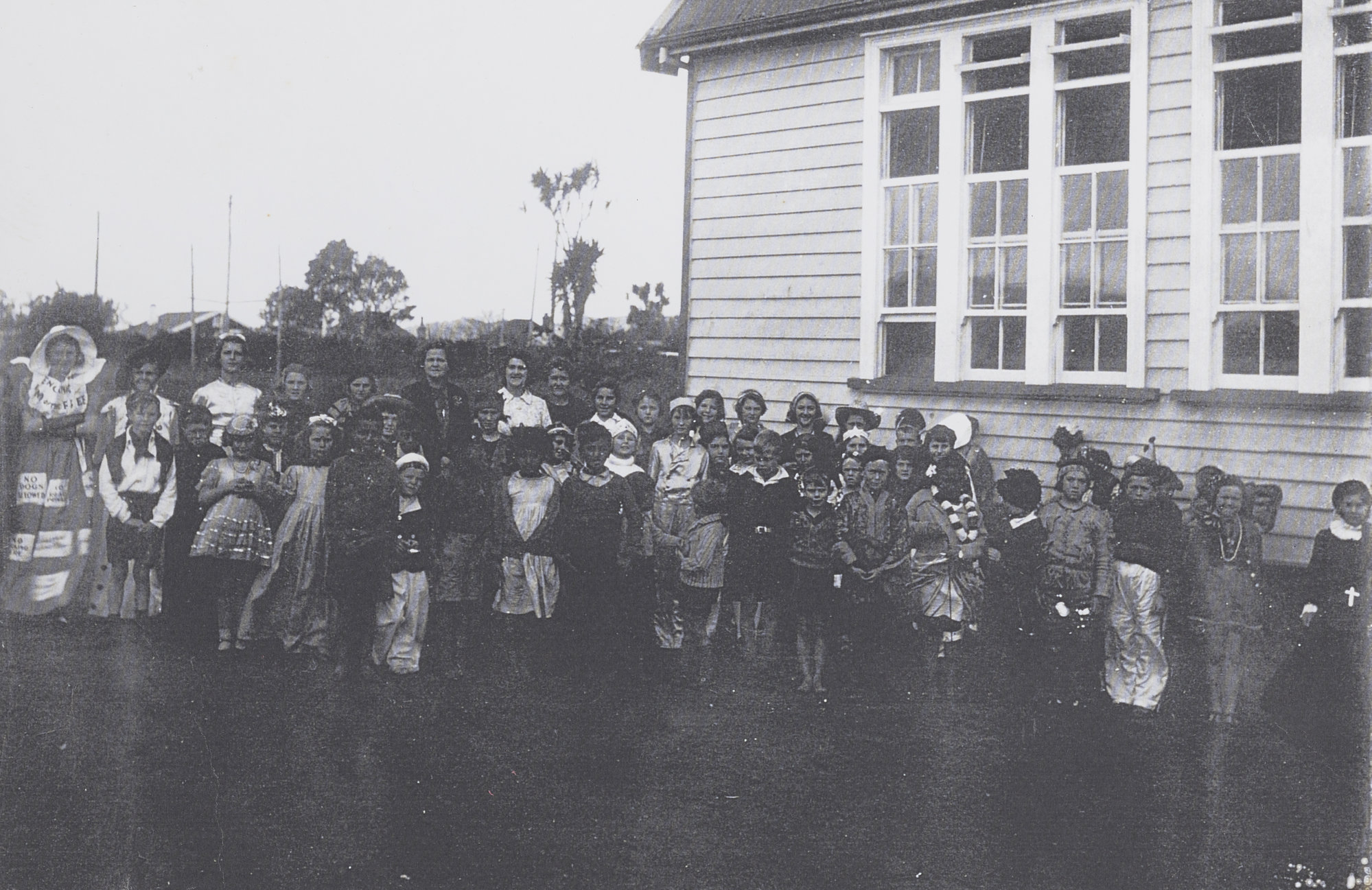 Children and Adults in Costume
