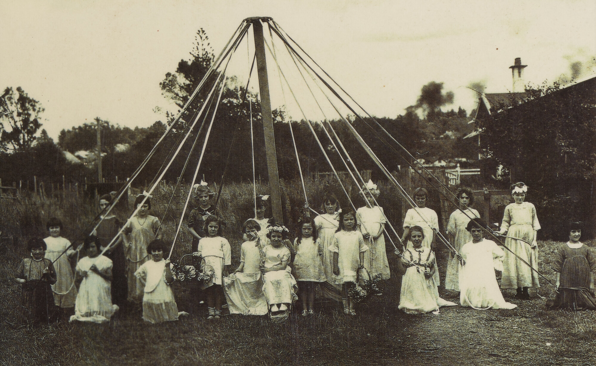 Maypole and Dancers