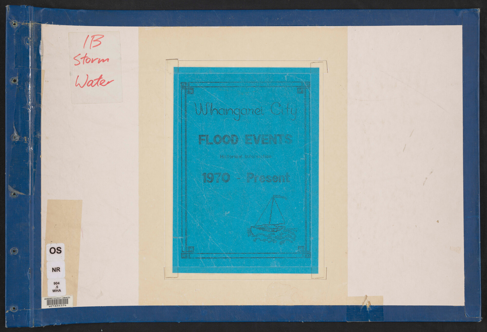 Whangarei City Flood Events Vol 1 1970-1988