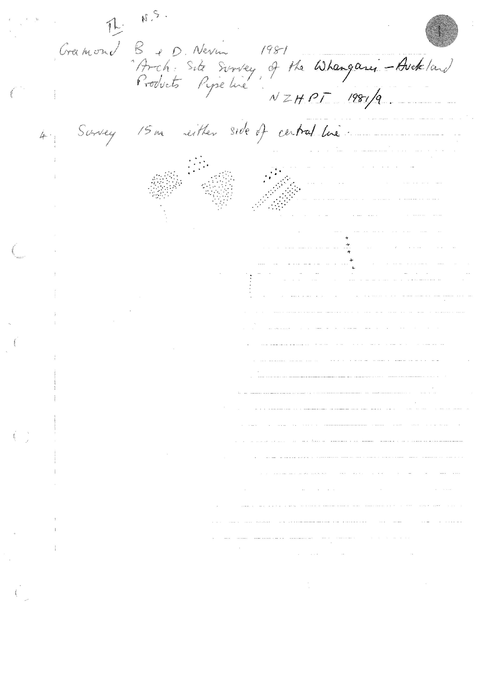 Site Survey of the Whangarei-Auckland Products Pipeline