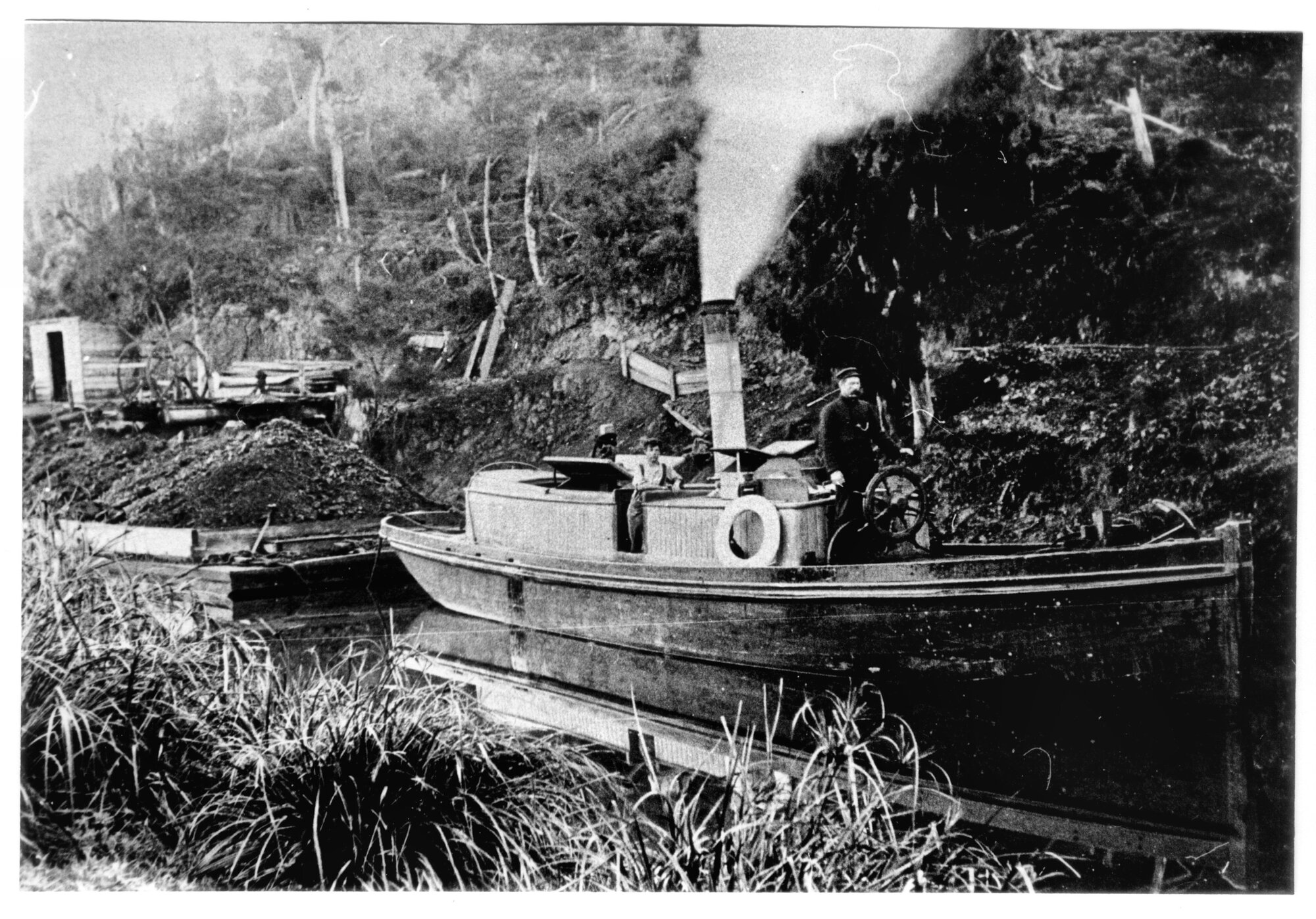 Tug 'Lena' Towing Coal Barge