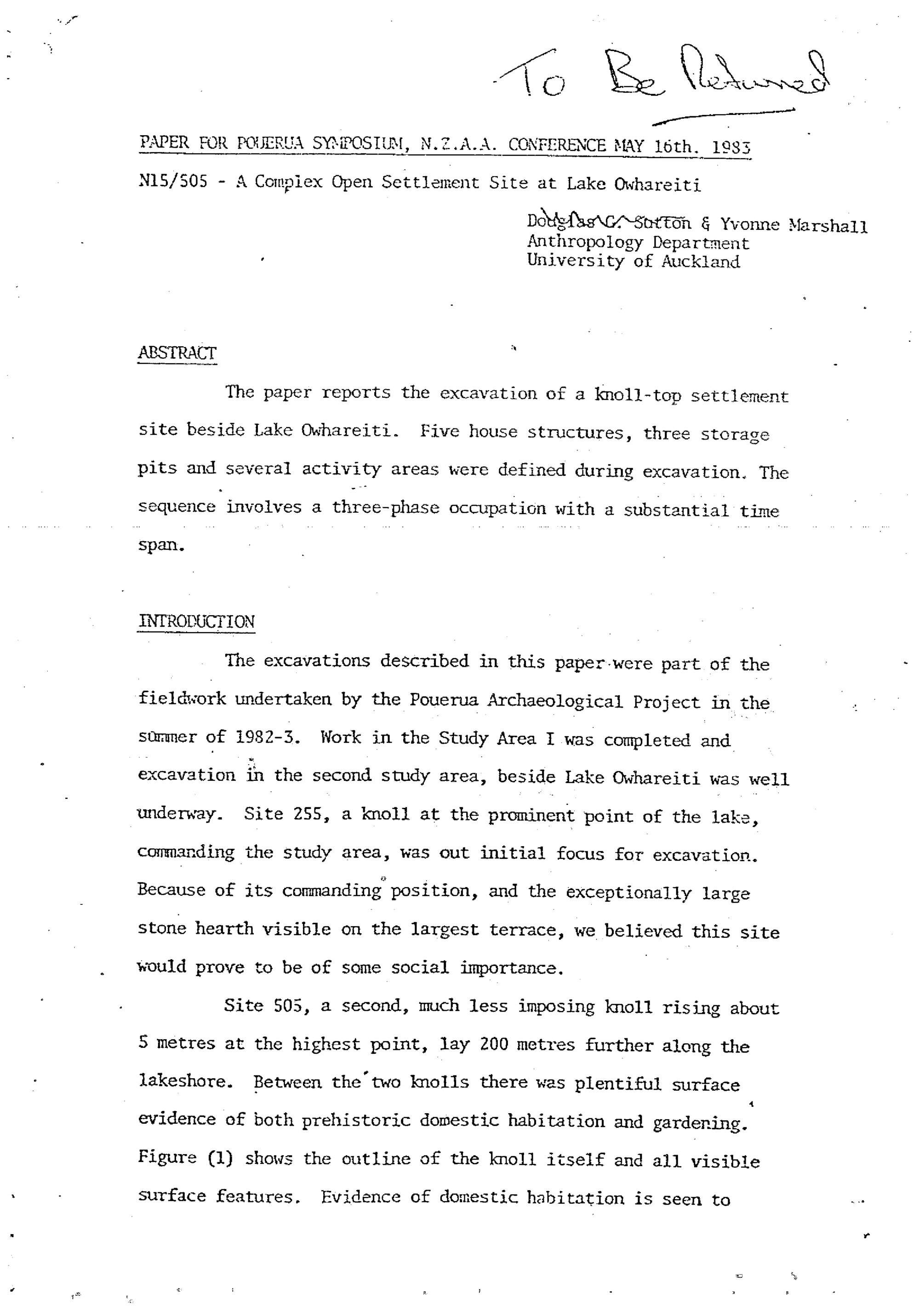 Northland, New Zealand Geographical Bibliography 1900-1975