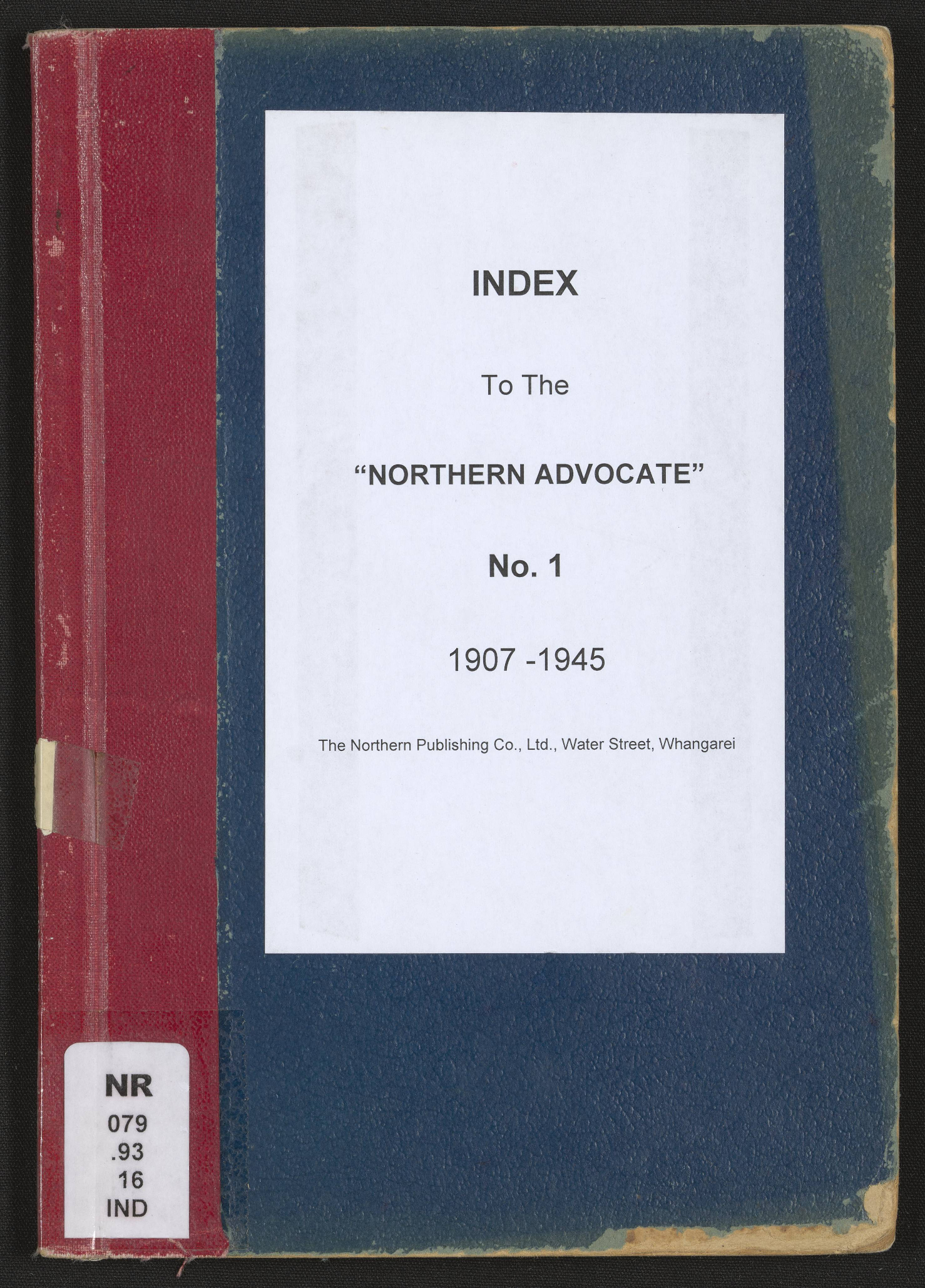 Northern Advocate 01 1907-1945