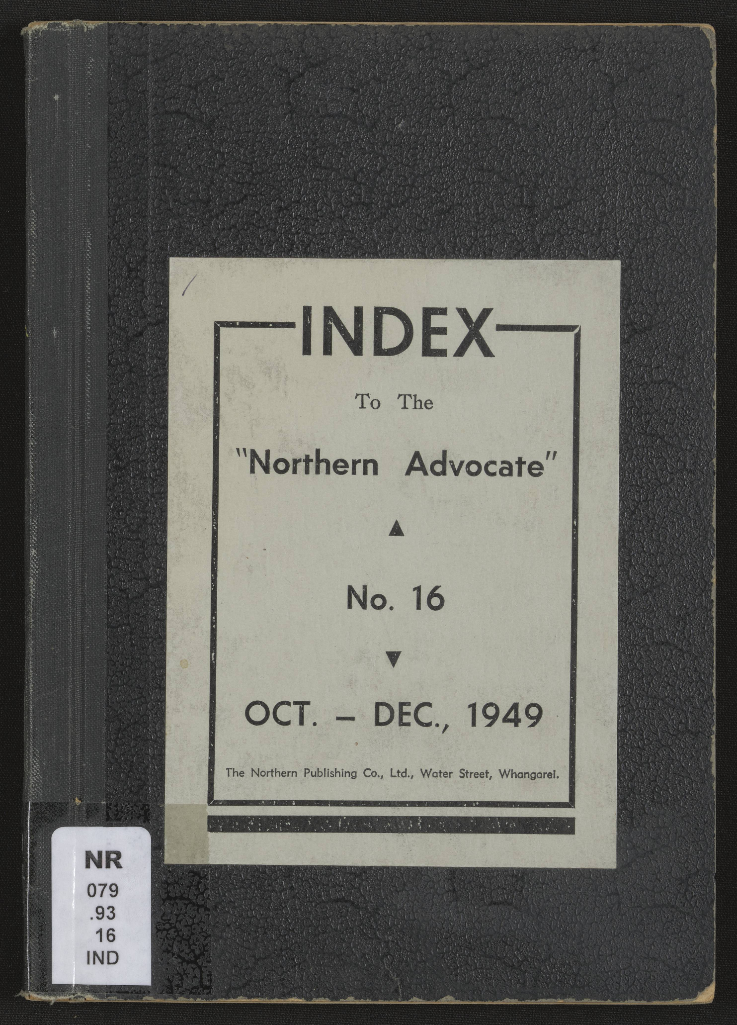 Northern Advocate 16 Oct-Dec 1949