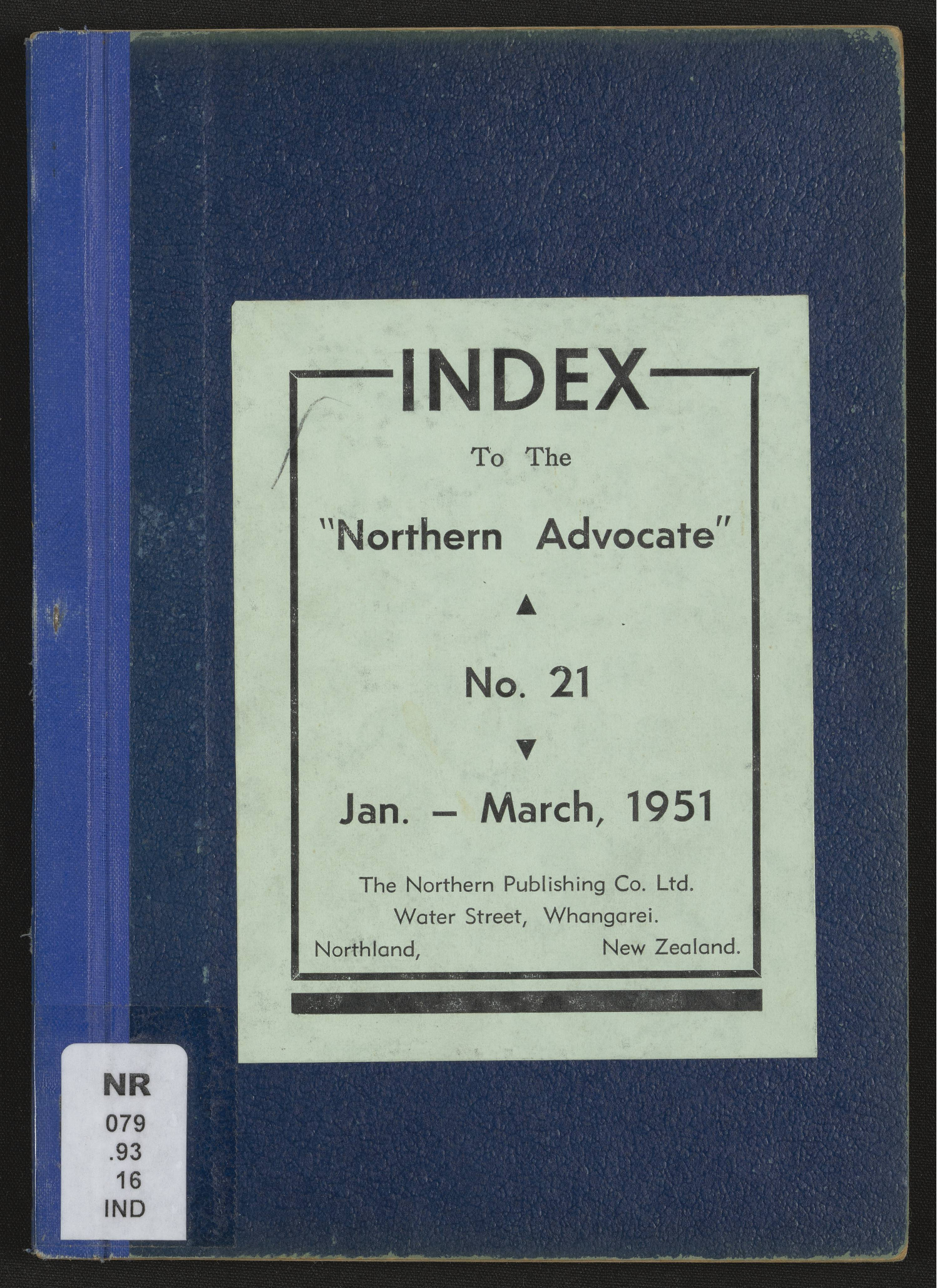 Northern Advocate 21 Jan-March 1951