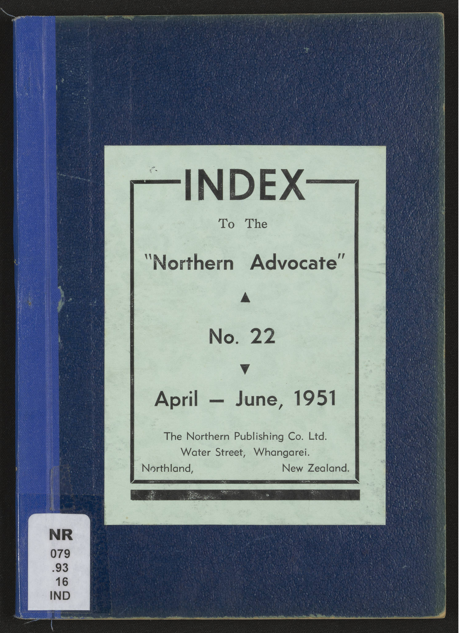 Northern Advocate 22 April-June 1951