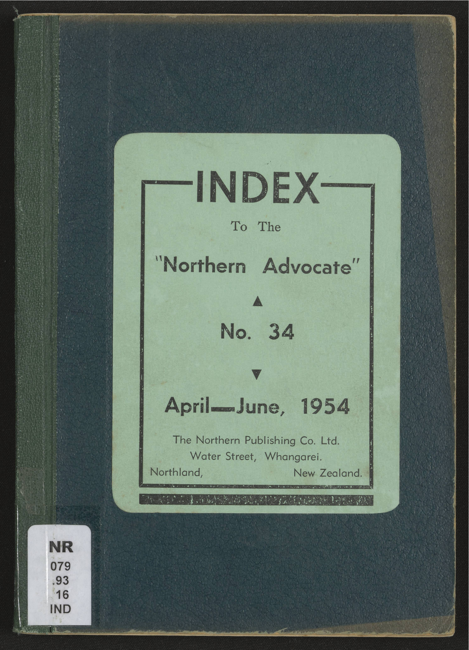 Northern Advocate 34 April-June 1954