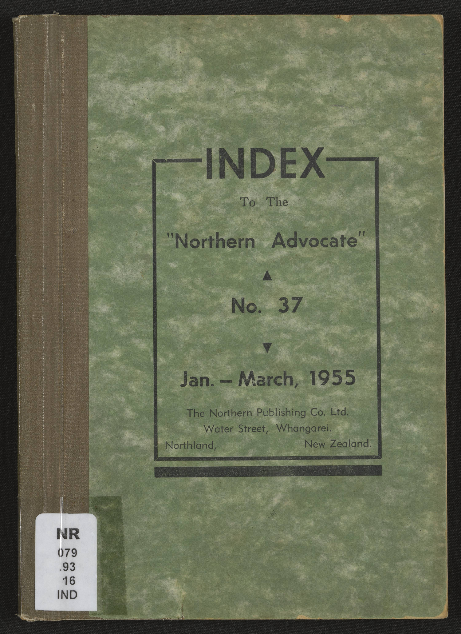 Northern Advocate 37 Jan-March 1955