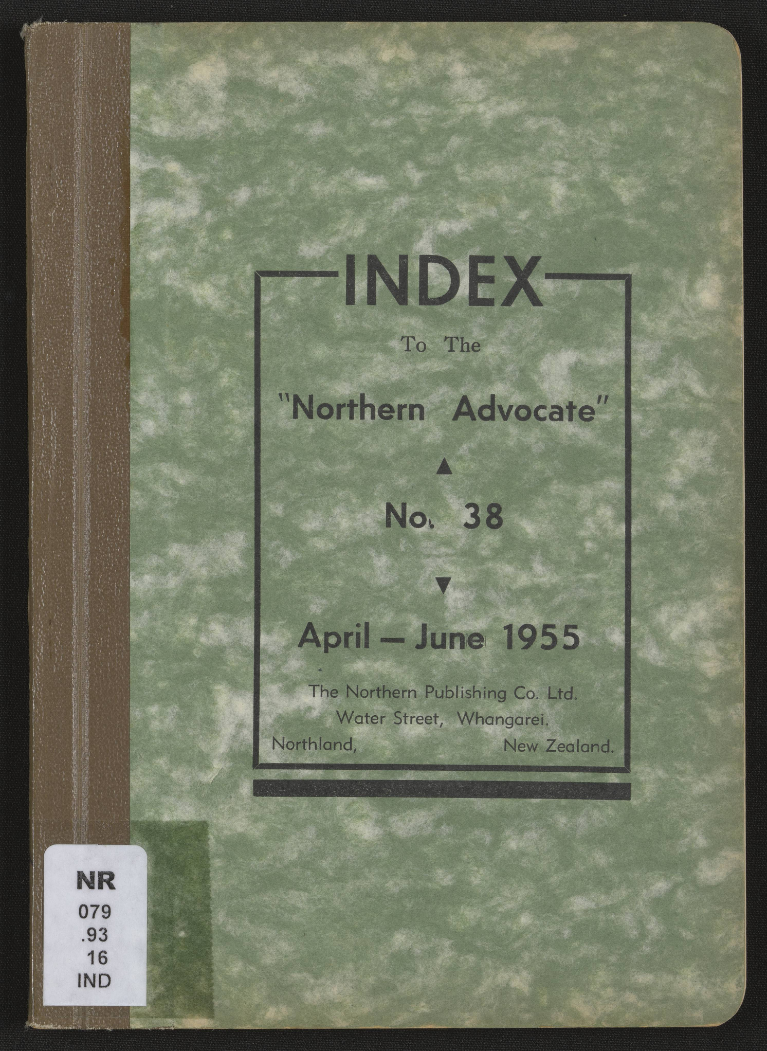 Northern Advocate 38 April-June 1955