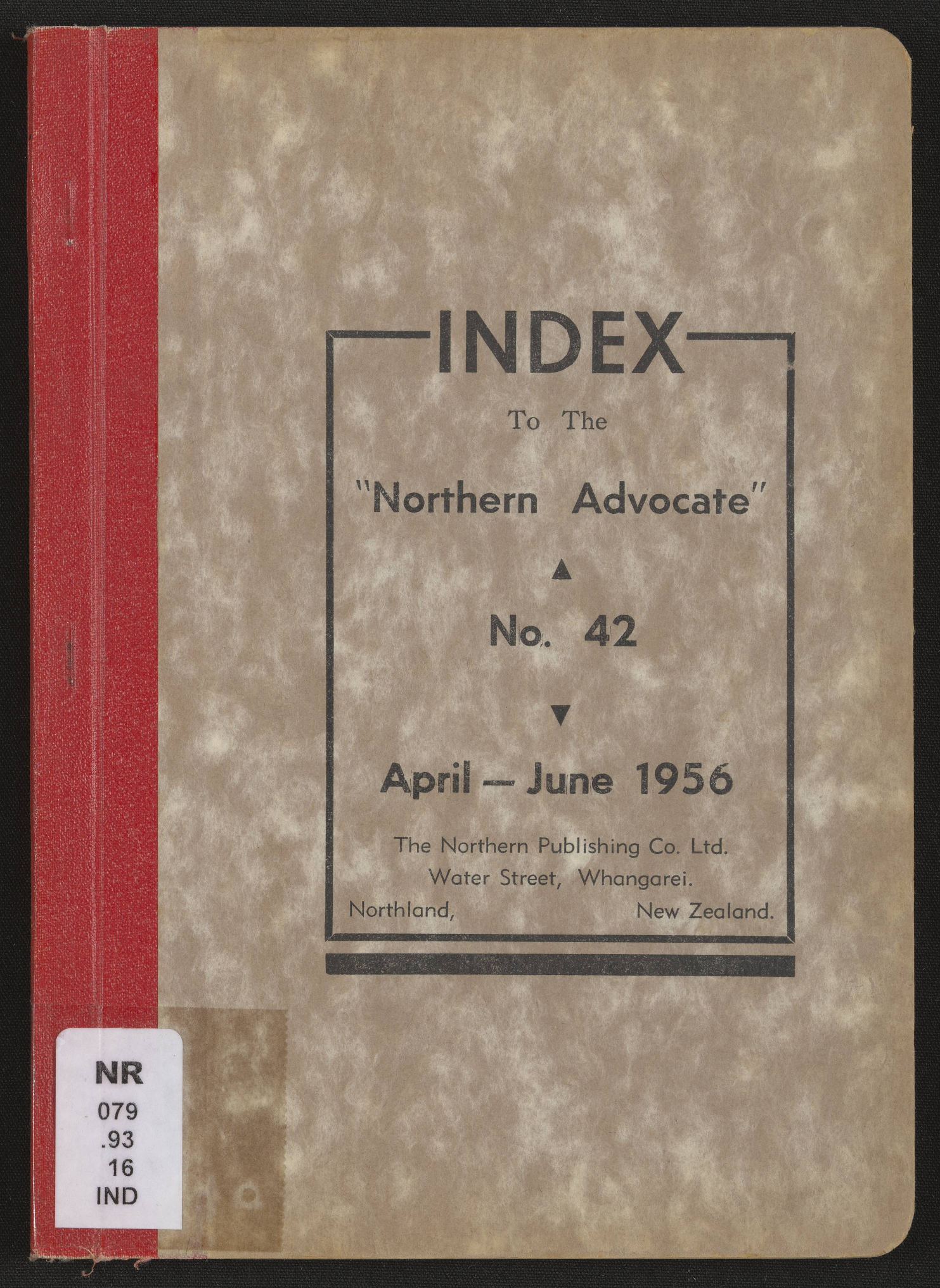 Northern Advocate 42 April-June 1956