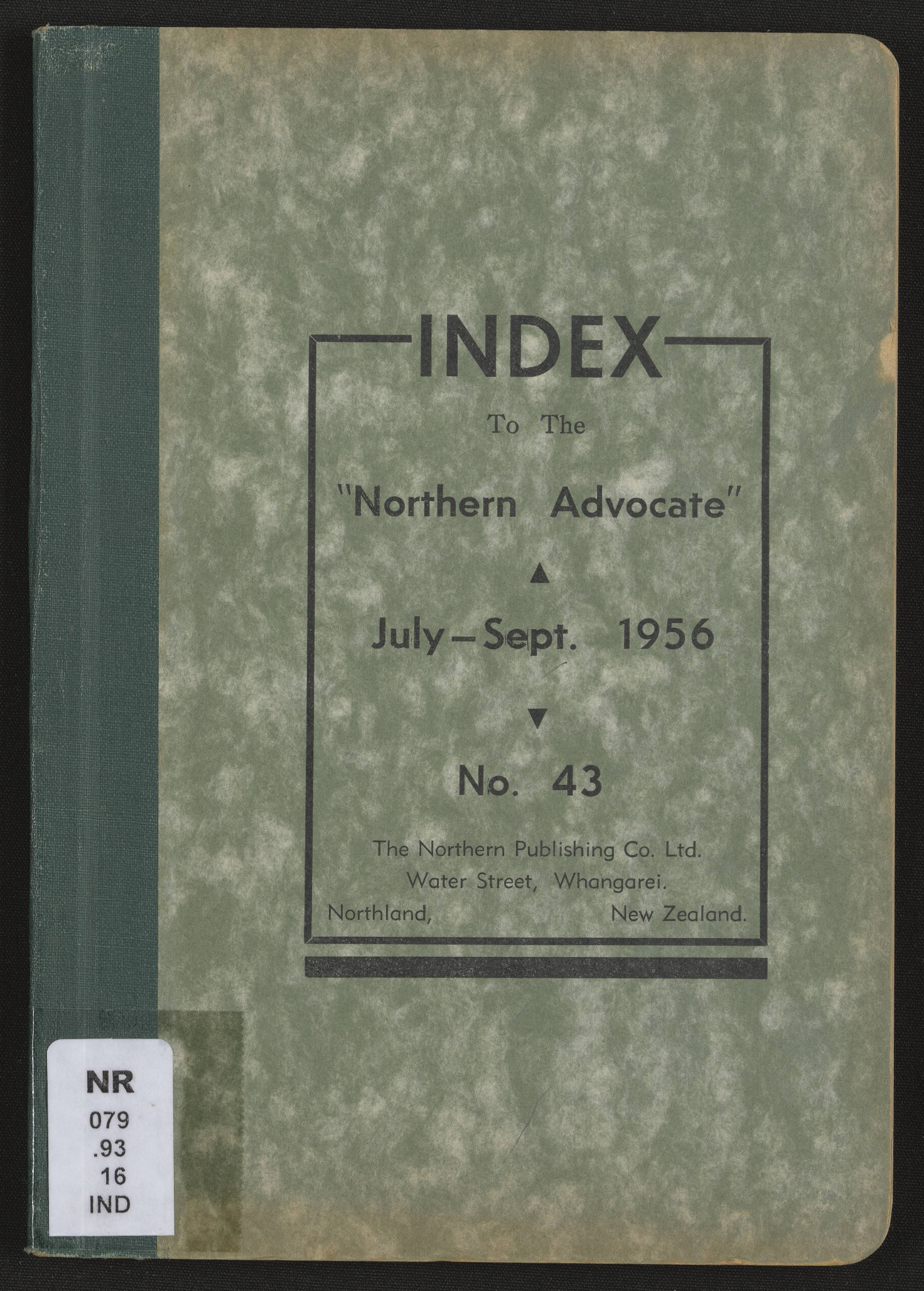 Northern Advocate 43 July-Sept 1956