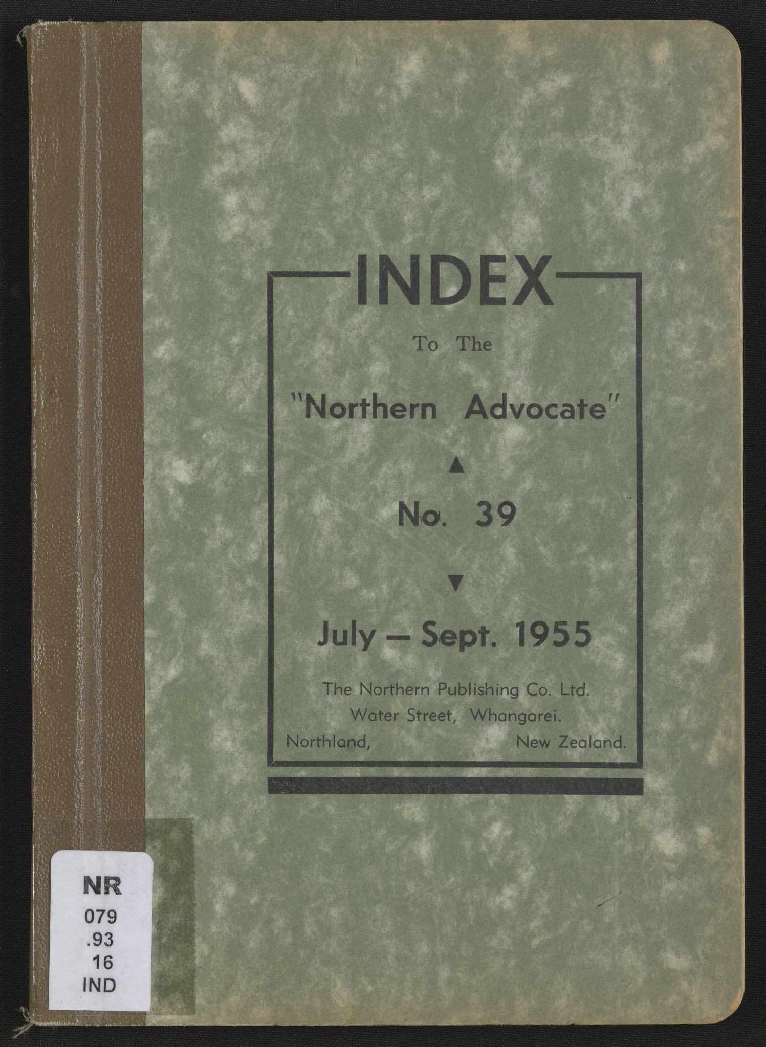 Northern Advocate 39 July-Sept 1955