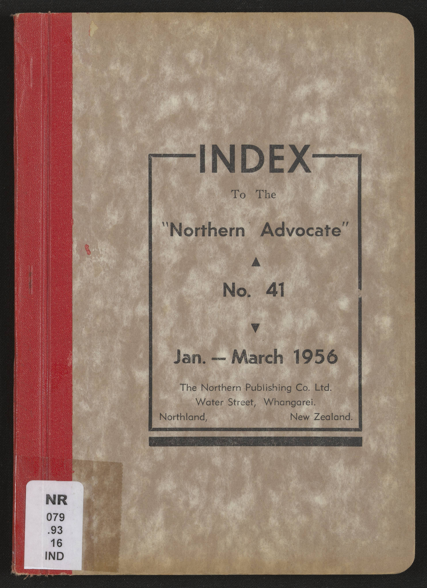 Northern Advocate 41 Jan-March 1956