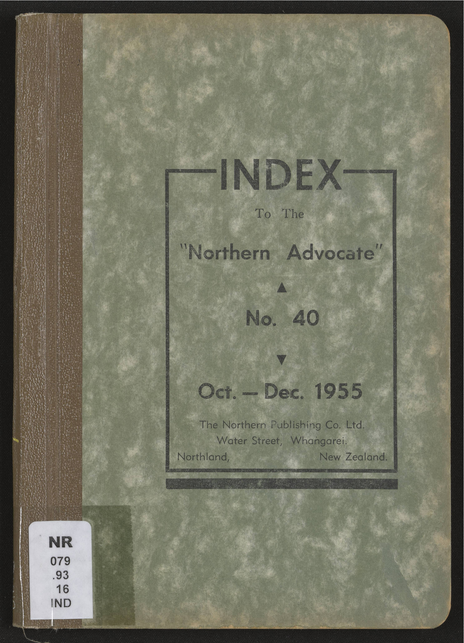 Northern Advocate 40 Oct-Dec 1955