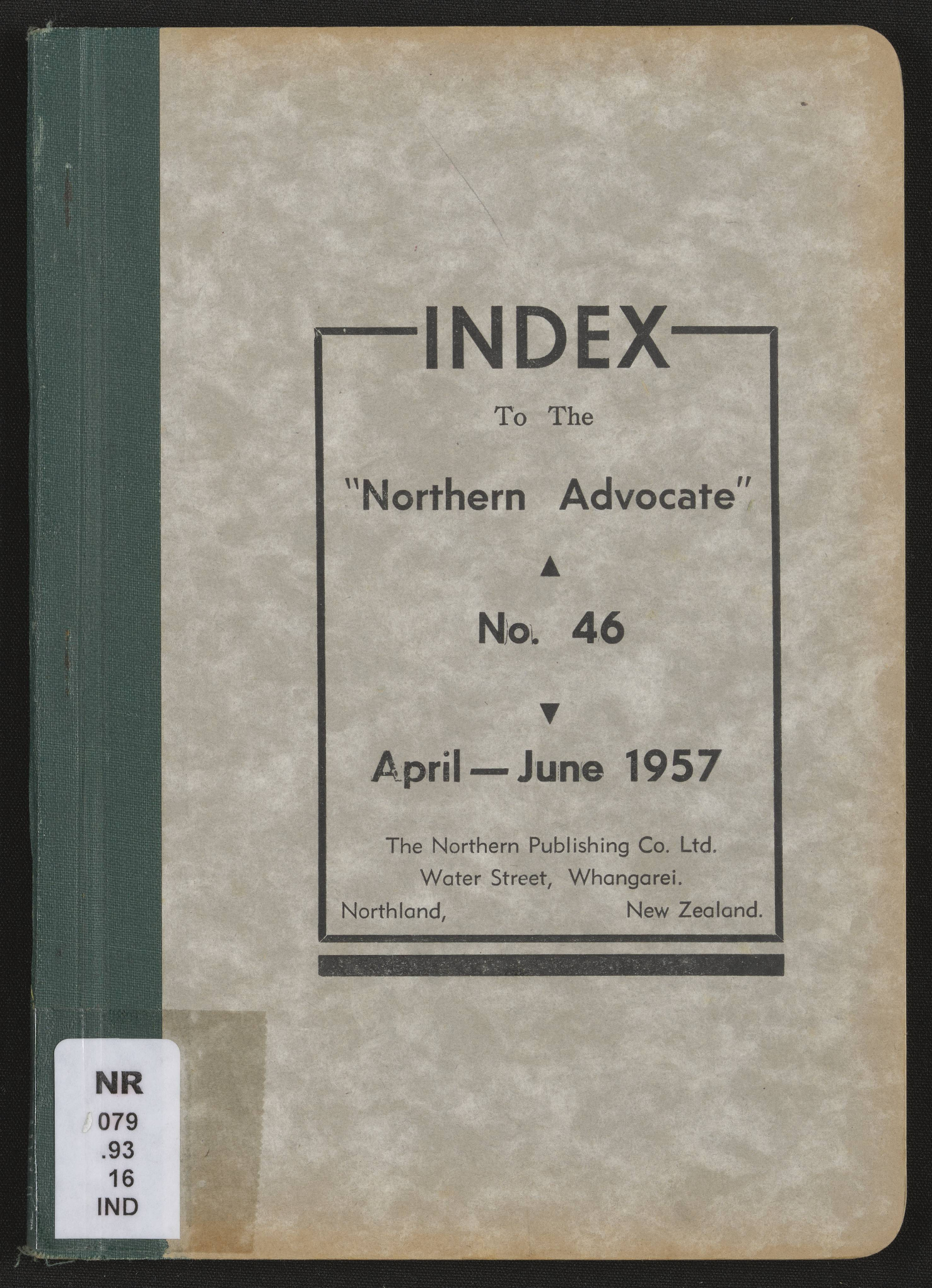 Northern Advocate 46 April-June 1957