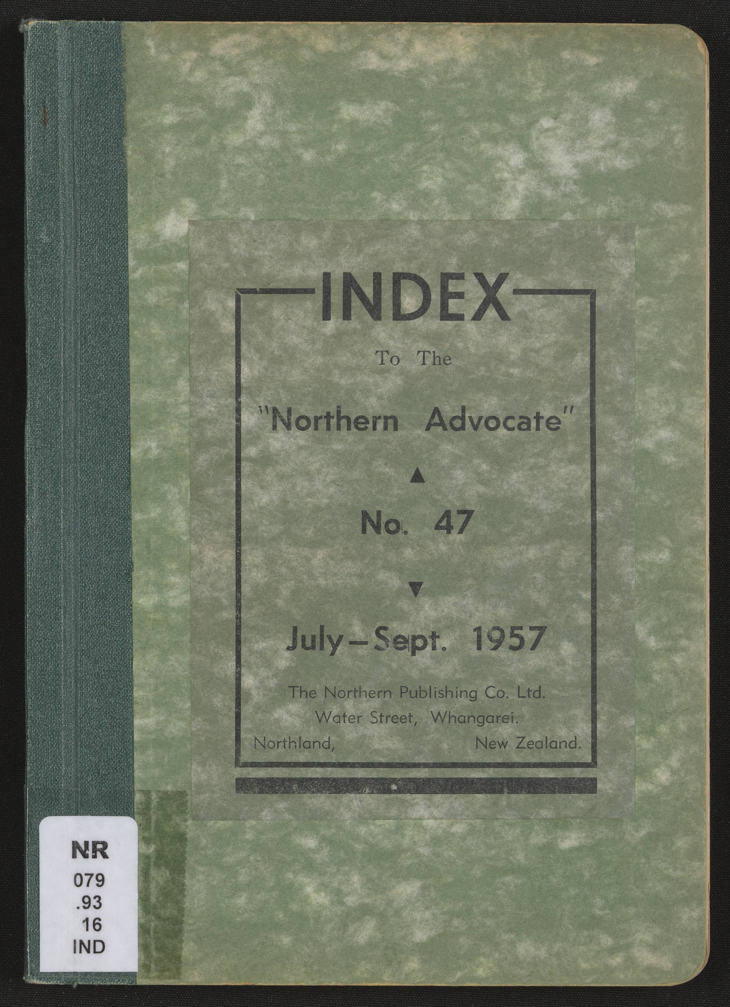Northern Advocate 47 July-Sept 1957
