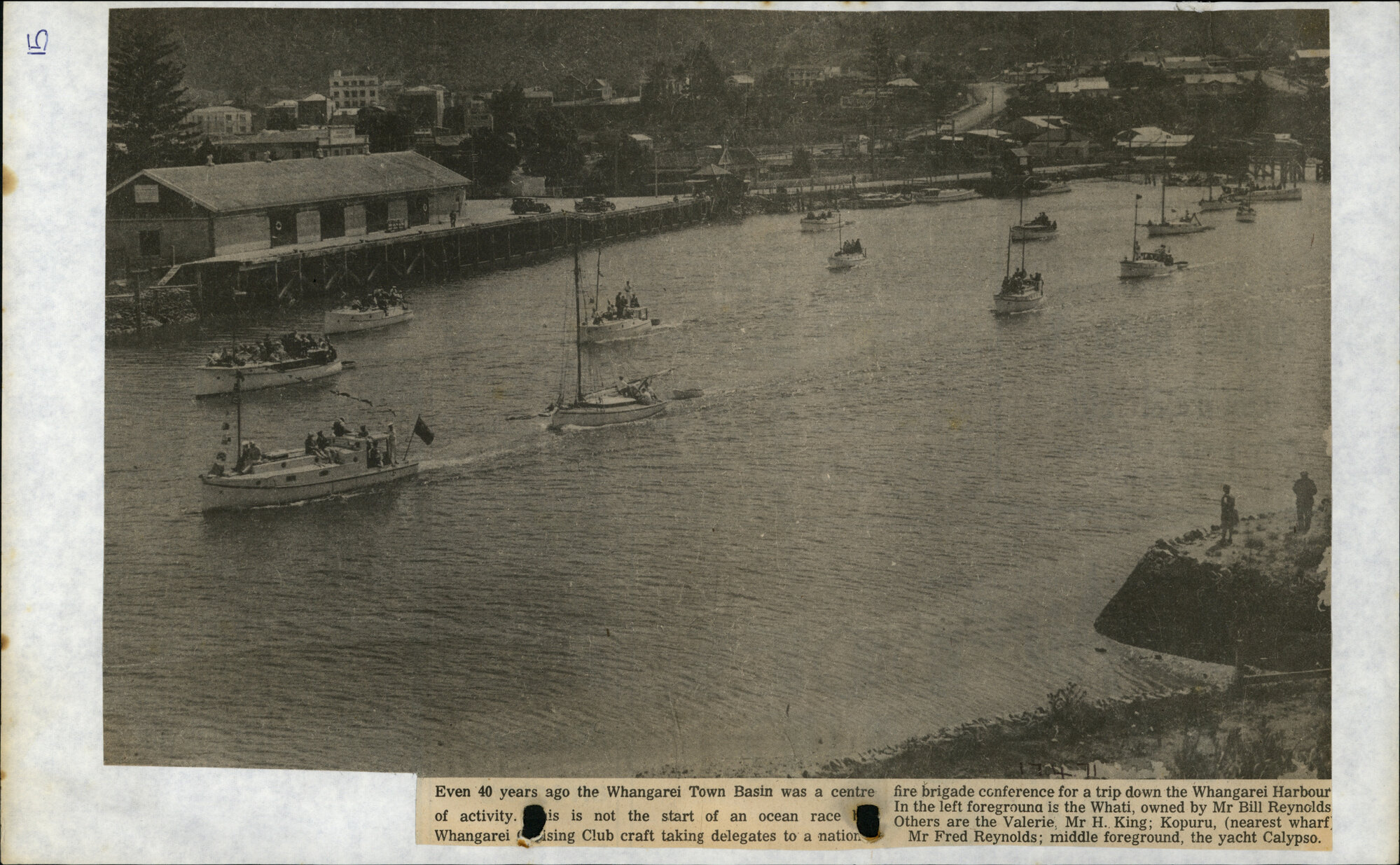 PN01.15 Whangarei Cruising Club taking Fire Brigade conference delegates for a trip down the Whangarei Harbour 