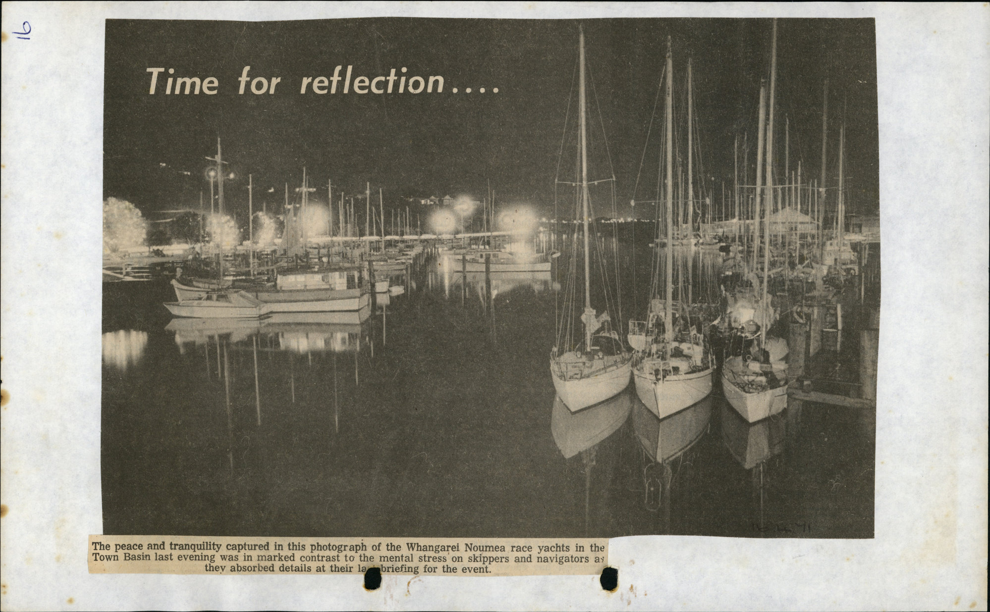 PN01.16 Whangarei Noumea race yachts