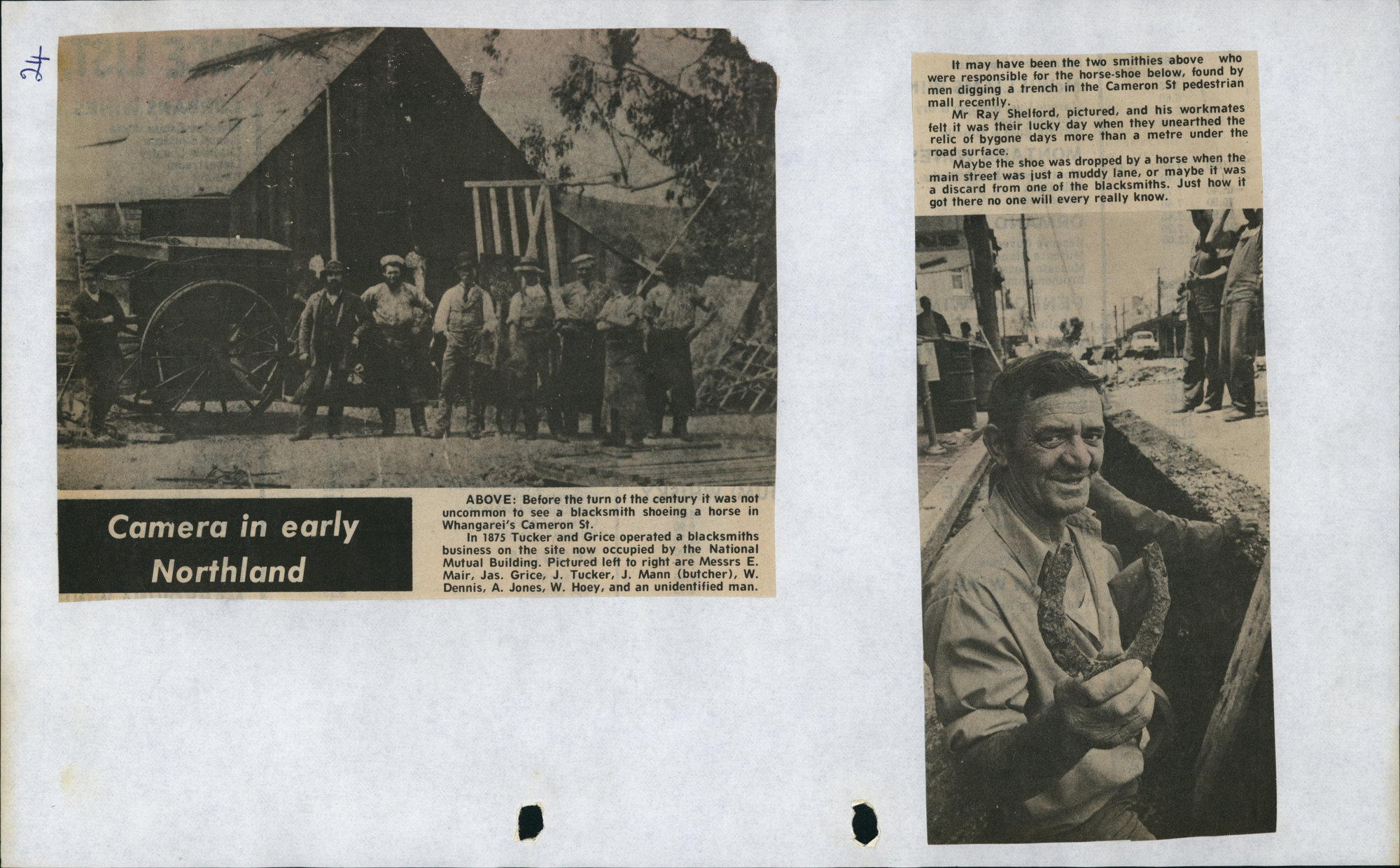 PN01.24 Cameron Street, Tucker &amp; Brice Blacksmiths 1875 