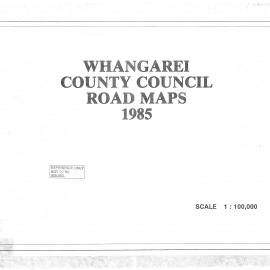 Whangarei County Road Maps 1985