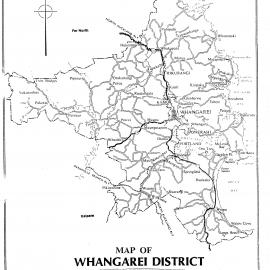 Map of Whangarei District 
