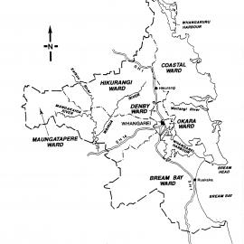 Map 5 Whangarei District Ward Boundaries