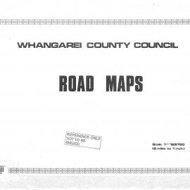 Whangarei County Council Road Maps 