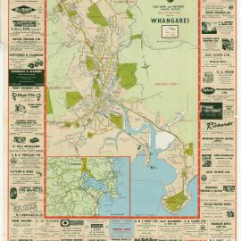 The new and revised fourth edition authentic map of Whangarei 