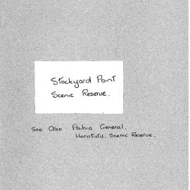 Stockyard Point Scenic Reserve