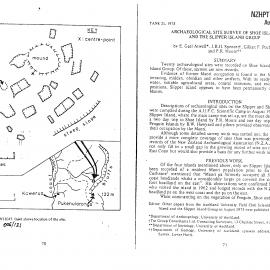 Archaeological Site Survey of Shoe Island and the Slipper Island Group