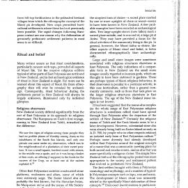 Prehistory of New Zealand. Ch? Social Life -fragment-. p 171-179