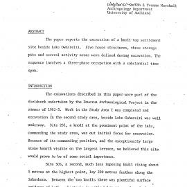 Northland, New Zealand Geographical Bibliography 1900-1975