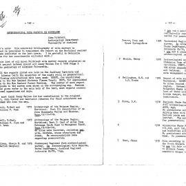 Bibliograph of Site Surveys - Northland