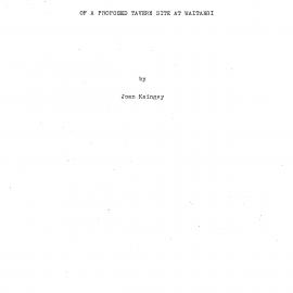 The Treaty House, Conservation Analysis and Draft Conservation Policy