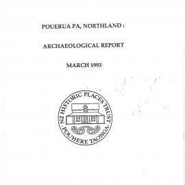 Pouerua pa, Northland. Archaeological Report